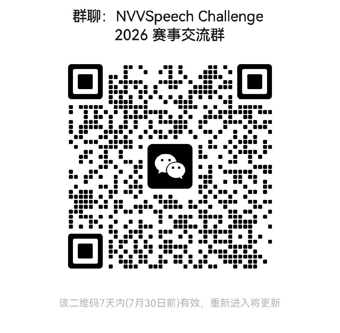NVVSpeech Challenge 2026 WeChat group QR code