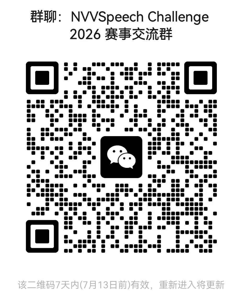 NVVSpeech Challenge 2026 WeChat group QR code